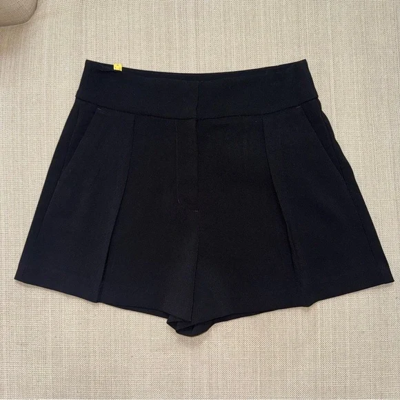 NWOT Express Women's Black High Waisted Shorts - Picture 3 of 10